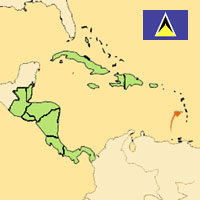 Globalization guide - Map for localization of the country - St.Lucia