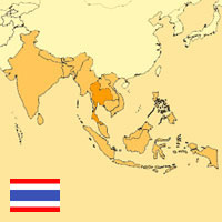 Globalization guide - Map for localization of the country - Thailand