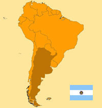 Globalization guide - Map for localization of the country - Argentina
