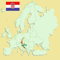 Globalization guide - Map for localization of the country - Croatia