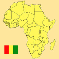 Globalization guide - Map for localization of the country - Guinea