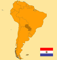 Globalization guide - Map for localization of the country - Paraguay