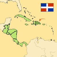 Globalization guide - Map for localization of the country - Dominican Republic